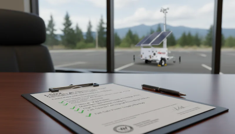 I-502 compliance documentation and mobile surveillance trailer meeting WSLCB requirements