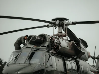 Military base facilities requiring day and night surveillance monitoring