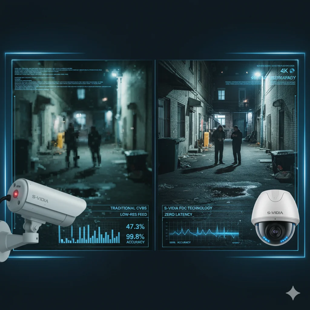 S-VIDIA FDC technology comparison with traditional surveillance systems
