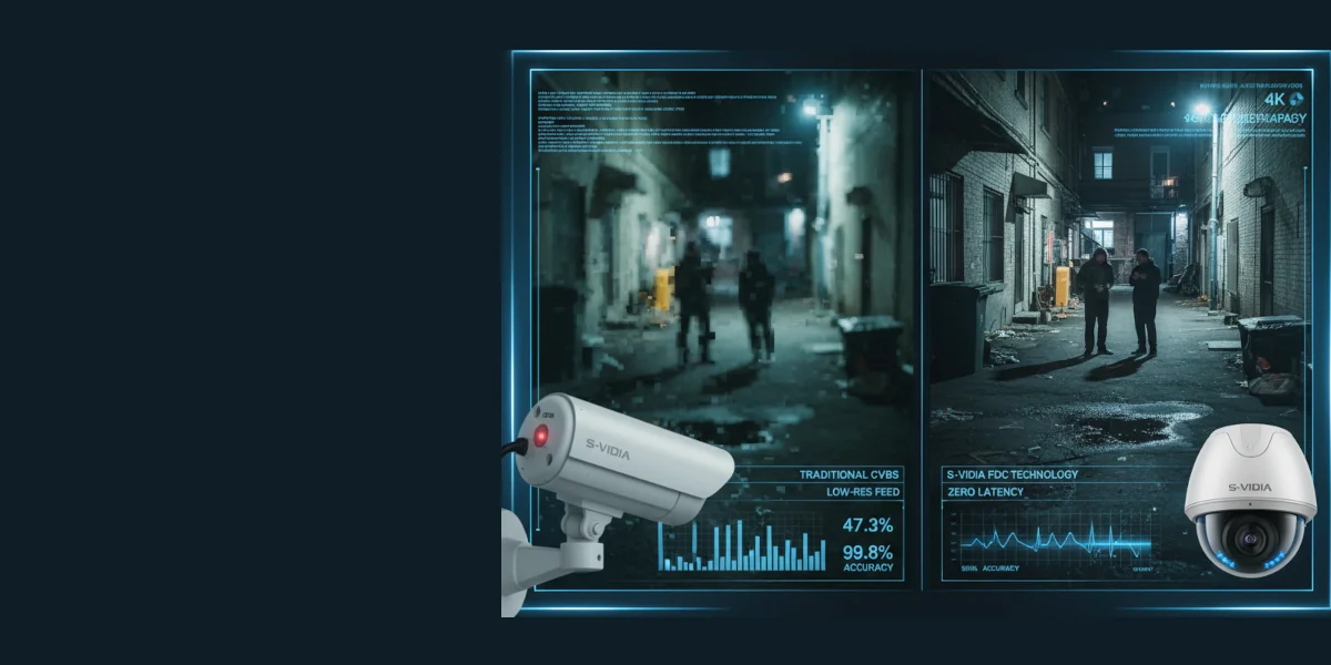 S-VIDIA FDC technology comparison with traditional surveillance systems